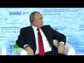 Владимир Путин принимает участие в дискуссионном клубе «Валдай» 