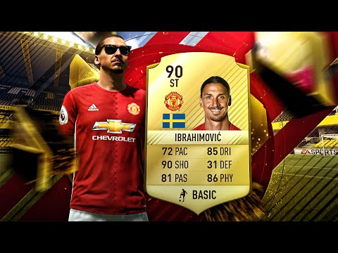 INCREDIBLE ZLATAN IBRAHIMOVIC FIFA 17 MANCHESTER UNITED VS PSG SQUAD RATINGS! FIFA 17 DEMO GAMEPLAY