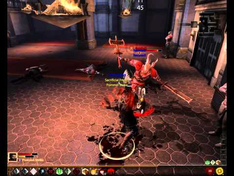 Dragon Age 2 Warrior vs Arishok duel (HARD)