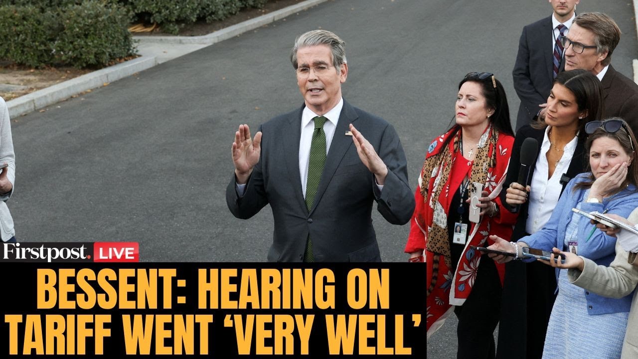 LIVE: US Treasury Secretary Scott Bessent Reacts to Supreme Court Hearing on Trump’s Tariffs | N18G