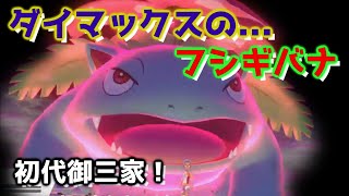 【ポケモン剣盾】ダイマ環境でフシギバナとカメックス使ってみた！
