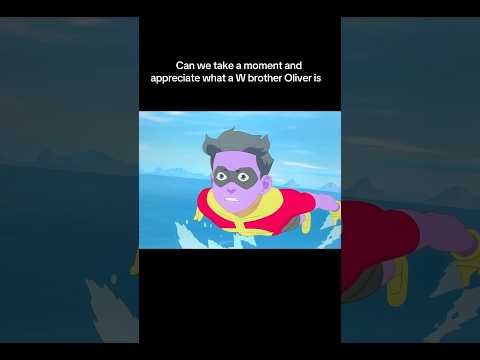 Bro did not hesitate to fight Conquest to save Mark #invincible #invincibleseason3 #oliver