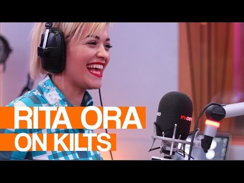 Rita Ora on Scottish Men in Kilts