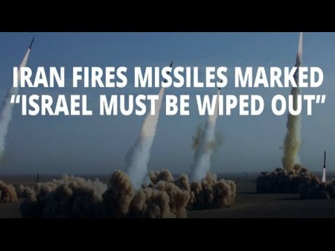Breaking Iran fires missiles marked Israel must be wiped out March 2016 News Video