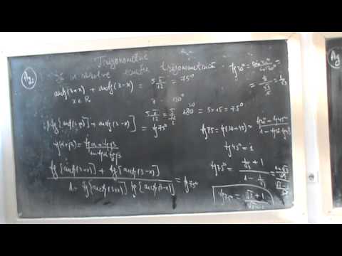 BTG 22 -    Ecuatie trigonometrica  cu arctg