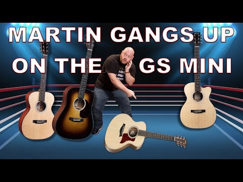 Martin gangs up on the GS Mini with new Junior guitars | Martin 000Jr-10, 000C-Jr10E vs GS Mini