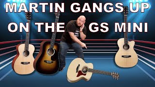 Video thumbnail for Martin gangs up on the GS Mini with new Junior guitars | Martin 000Jr-10, 000C-Jr10E vs GS Mini by Alamo Music Center