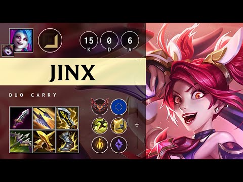 Jinx ADC vs Kalista - EUW Grandmaster Patch 25.07