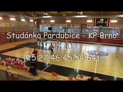 2017 1203 Basket U14 Liga U14 _ Studánka Pardubice - KP Brno