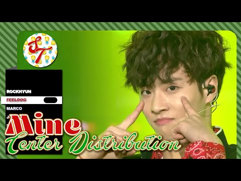 UNIT B (Green)/Pick a Green - Mine: Center Distribution (Color Coded)