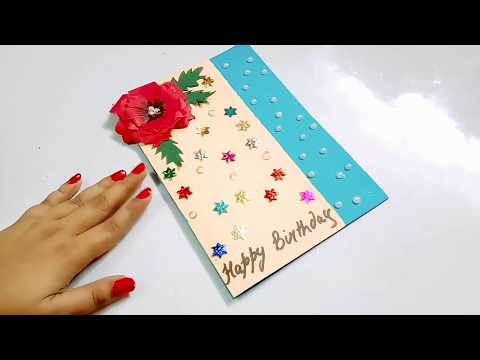 Beautiful Handmade Birthday Card // Birthday Card Idea