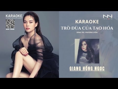 KARAOKE - TRÒ ĐÙA CỦA TẠO HÓA (OST Lô Tô) | GIANG HỒNG NGỌC