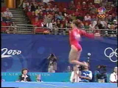Jamie Dantzscher - 2000 Olympics Team Prelims - Floor Exercise