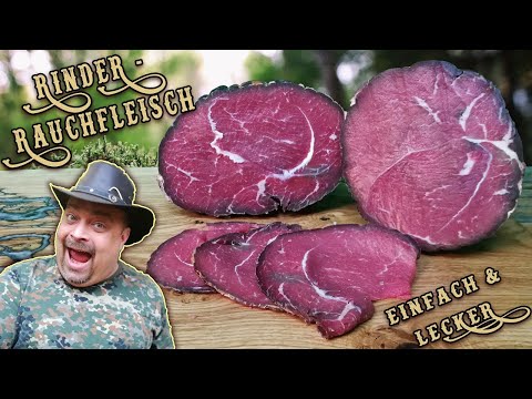 Rauchfleisch vom Rind selbst herstellen –Rinderschinken Einfach & Lecker Teil2