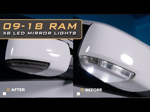 2009-2018 Dodge Ram Morimoto XB LED Underside Mirror lights | Install