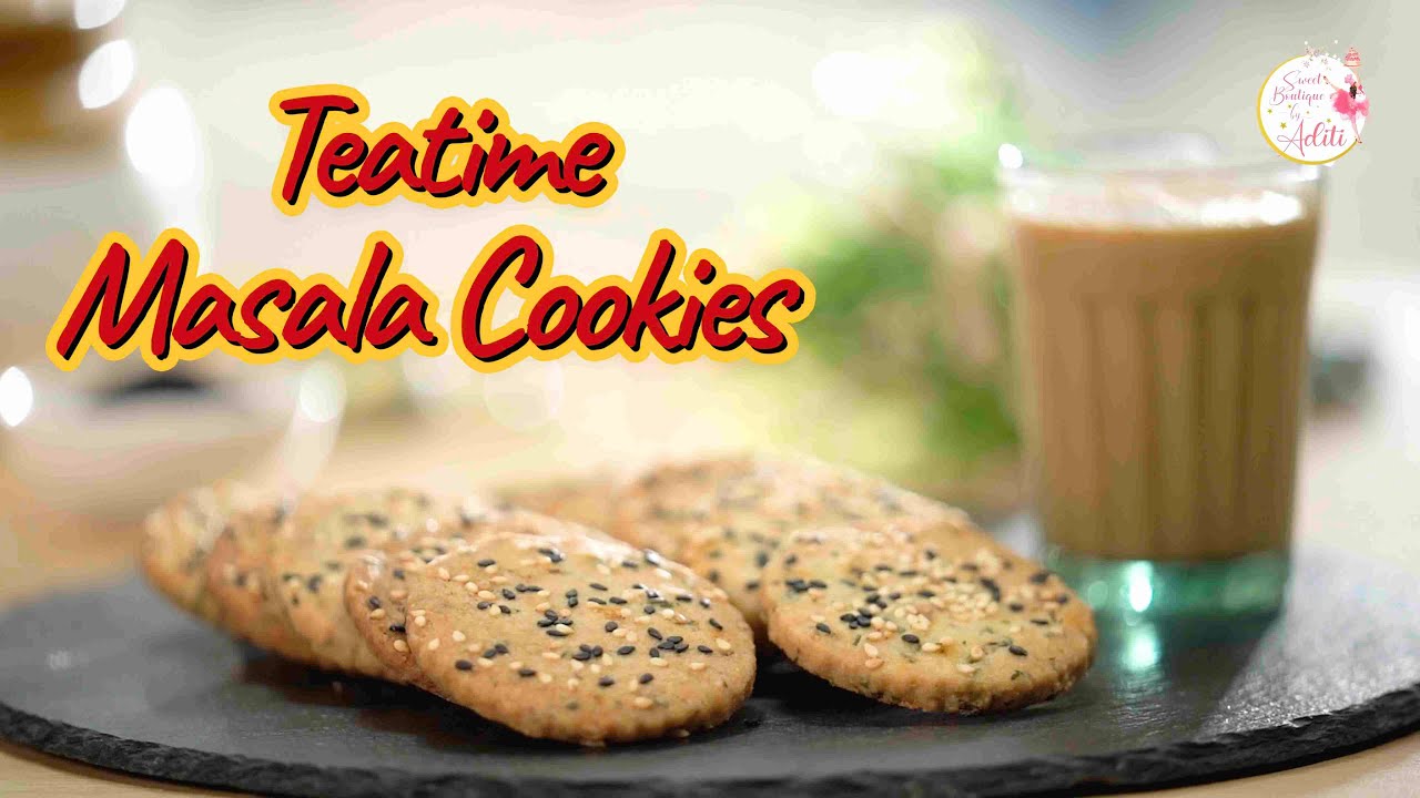 Tea Time Masala Cookies | Bakery style | Quick Eggless recipe
