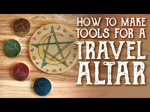 How To Make Tools for A Travel Altar - Magical Crafting: witchcraft, Wicca, Pagan