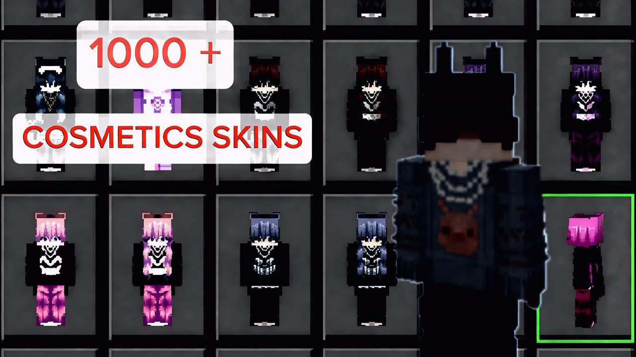 1000+ SKINS FOR MCPE/MCBE [1.21.132] || WORKS IN HIVE 