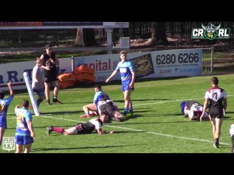 2017 CRRL Round 9 Reserve Grade Highlights West Belconnen Warriors v Queanbeyan Kangaroos