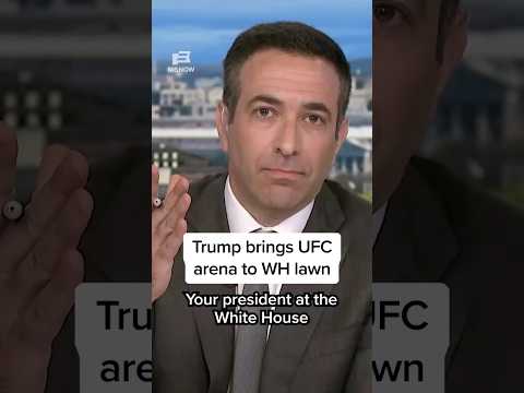 Trump brings UFC arena to White House lawn