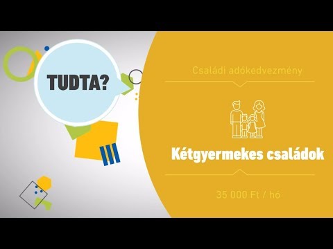 Családok éve: Családi adókedvezmény
