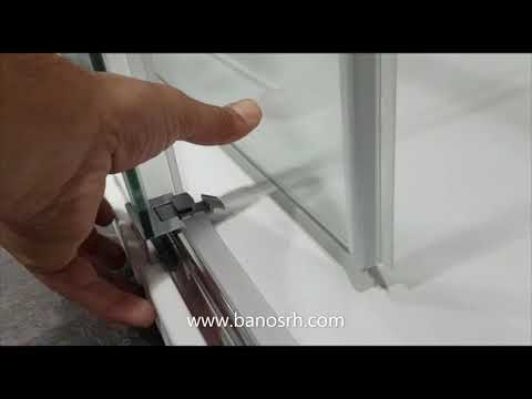 Mampara de ducha angular puertas correderas RH1624