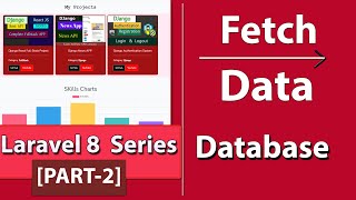 Laravel 8 Series Part-2 | Fetch Data From Database Into Admin Index Page | Show All Projects 👌