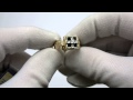 Видеообзор Мужское золотое кольцо кмх45