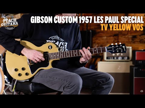 Gibson Custom 1957 Les Paul Special Single Cut Reissue VOS TV Yellow image 12