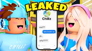 LEAKING our DMS With My BOYFRIEND... (MM2)