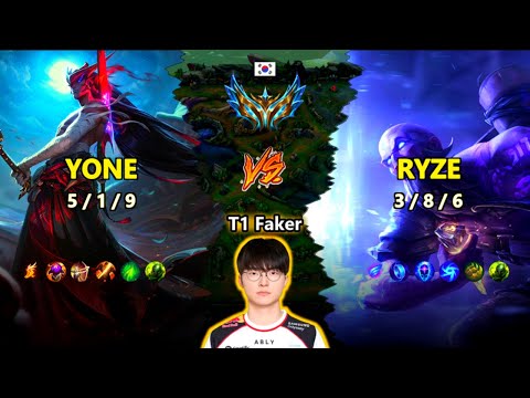 T1 Faker | Yone MID vs Ryze | Patch 26.1 | 2026-01-20 | LoL Replay