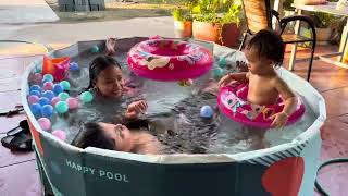 កូនចាបកូនព្រាបលេងទឹកសប្បាយណាស់