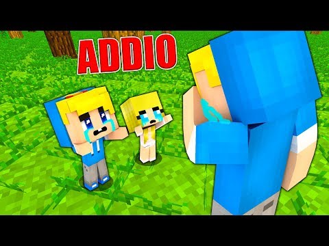 ADDIO SBRISERINO E DOLCINA... [FINE SERIE] - Famiglia di Minecraft DUE