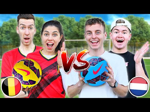 GEKKE VOETBAL CHALLENGE vs GLOWMOVIES - BELGIE vs NEDERLAND #421