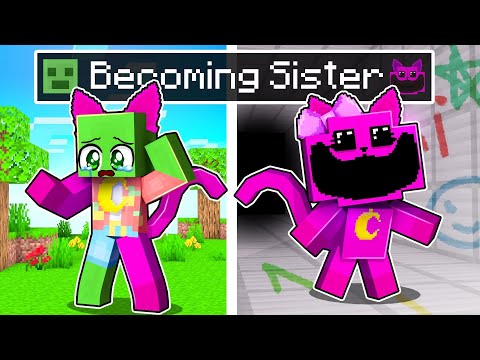 Minecraft Transformation: Slime Block to Catnap Sister