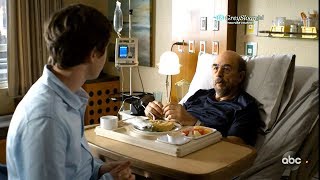 The Good Doctor 2x05 Shaun Uses Muffin to Encourage Glassman to Get Up and Walk