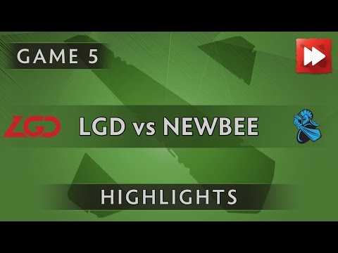 LGD-GAMING vs Newbee [Game 5] ESL One Genting 2017 - Dota Highlights