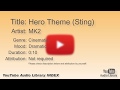 Hero Theme Sting MK2 Cinematic Dramatic YouTube Audio Library BGM
