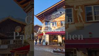 Nestled in the Bavarian Alps, this town is pure magic ❄️✨ #bavarianvillage #germany #shorts #travel