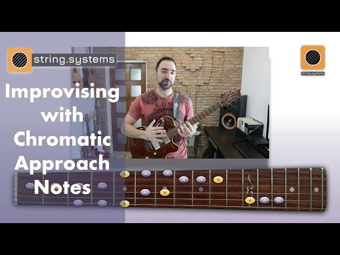 Improvising with Chromatic Approach Notes (Guitar Soloing Lesson)