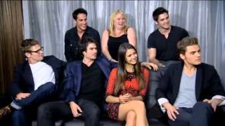 EW: The Vampire Diaries Live Interview (Comic Con 2012)