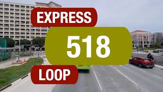 Go-Ahead Express 518 | Bus Service Route Visual