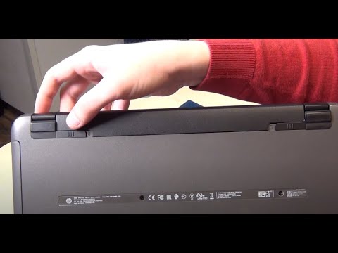 How to change / remove HP notebook laptop battery / the latch / find the Spare Part No/ Battery Type