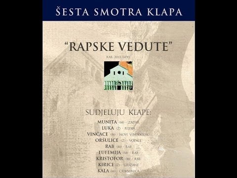 Šesta smotra klapa "Rapske vedute"