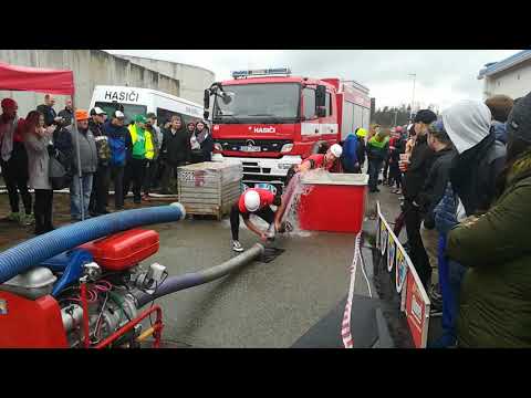 SDH Chyjice "zadek" - Otevřené Mistrovství Evropy v nalévačce 2018 pokus 1