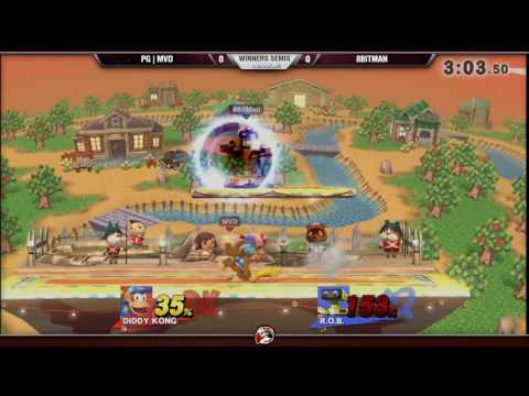 VS Weekly 12/29/16 - Winners Semis - MVD (Diddy) vs. 8Bitman (ROB/Diddy) - Smash 4