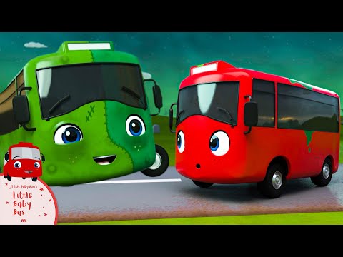 Zombie Buster At The Carwash | Red Buster | bus cartoon | fun kids show