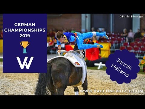 Jannik Heiland | Deutsche Meisterschaft Voltigieren 2019 | 1. Platz