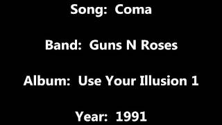 Guns N Roses - Coma (Audio)