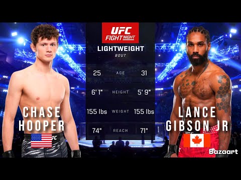 Chase Hooper vs Lance Gibson Jr. full fight